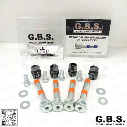 GBS Front Disc Brake Caliper Pin for PERODUA ALZA (FULL SET)