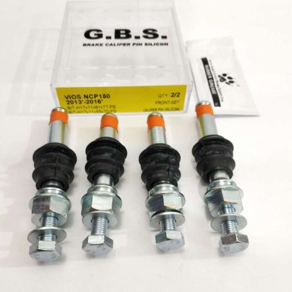 GBS Front Disc Brake Caliper Pin for TOYOTA VIOS NCP150, ACV40 (FULL SET)