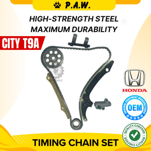 170L Honda City 1.5, T9A L15 2010 Chain (6/Set) GloBelt Timing Chain Set