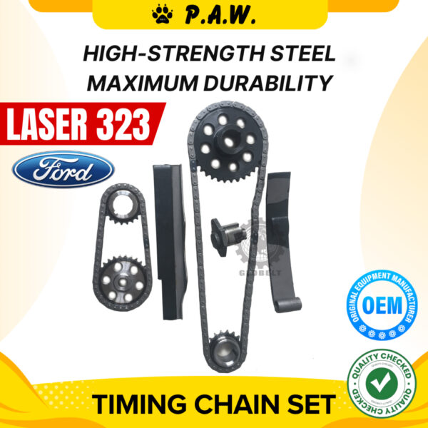 90S/52S Laser 323 1981-1986 1.3 1.5 TC (Single) Chain (9/Set) (KD-07) GloBelt Timing Chain Set