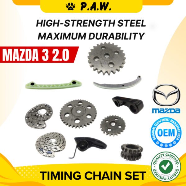 134L Mazda 3 2.0 TC 2004-2011 Chain (7/Set) GloBelt Timing Chain Set