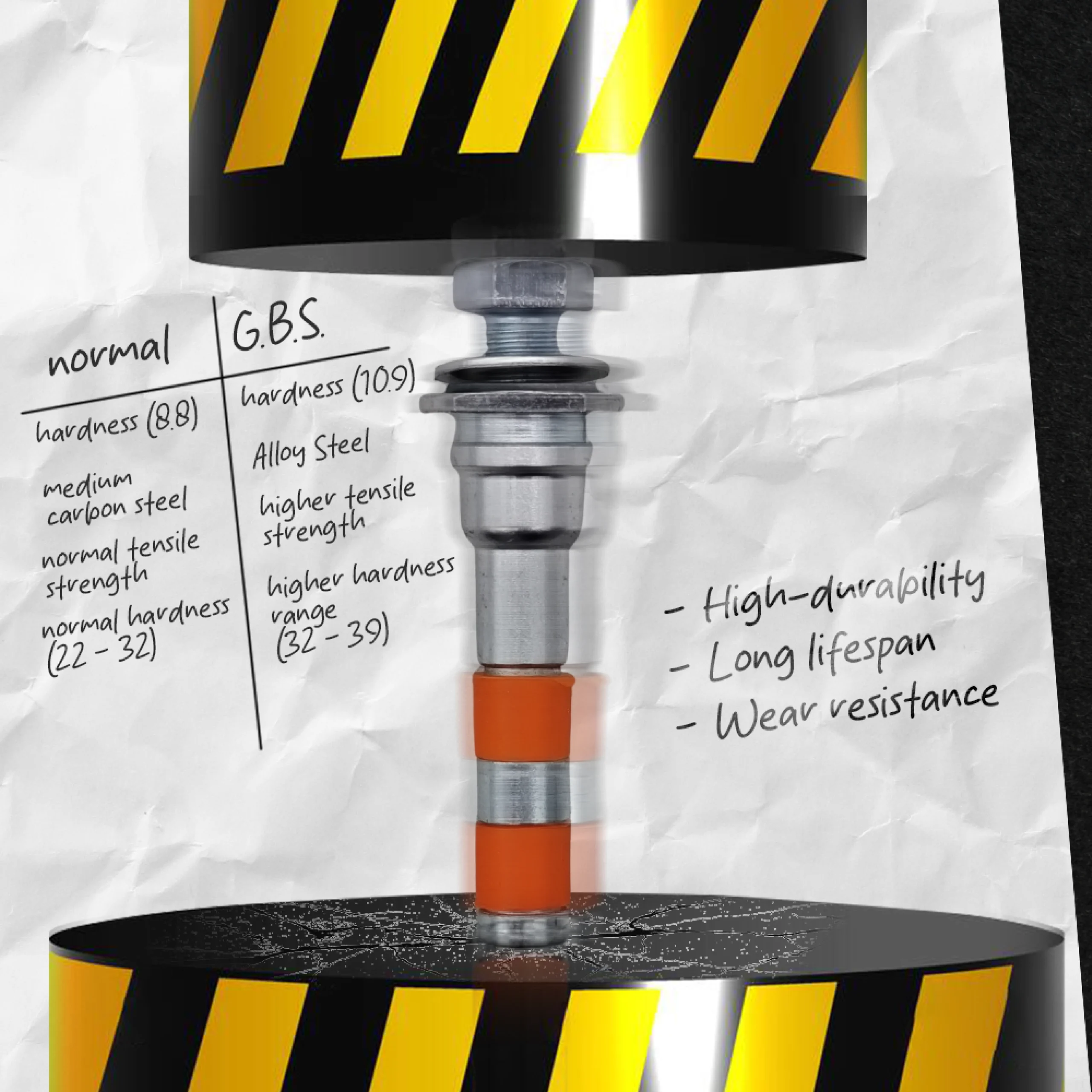 GBS Caliper Pin Detail