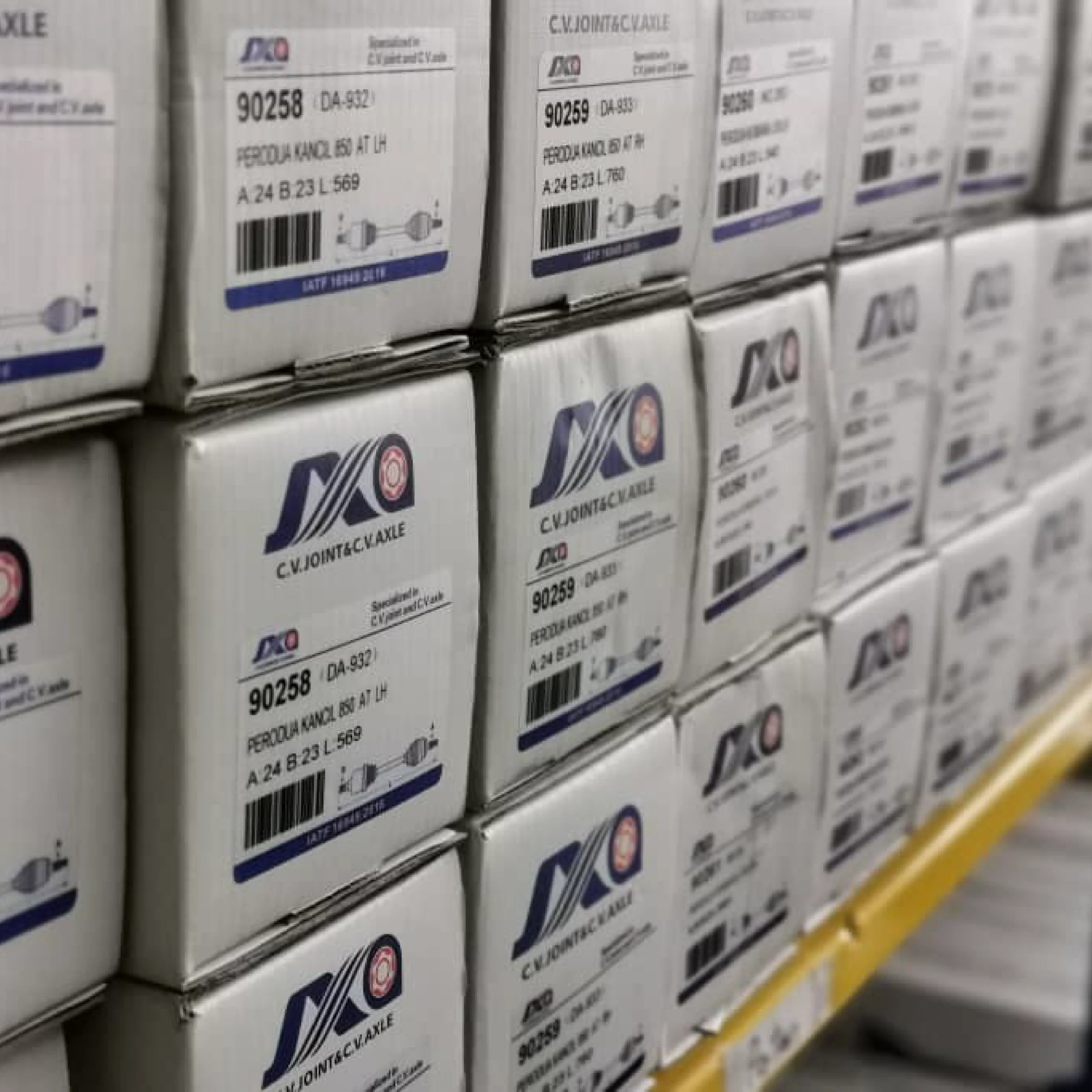 JXA Drive Shaft inventory boxes