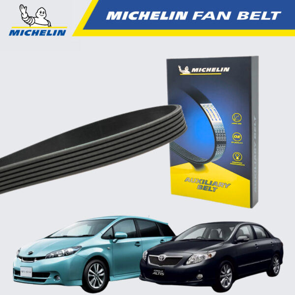 Second image of MICHELIN Toyota Wish  ZGE20, ZGE22, Altis ZRE142, ZRE143, Mitsubishi Mirage Fan Belt (6PK1230)