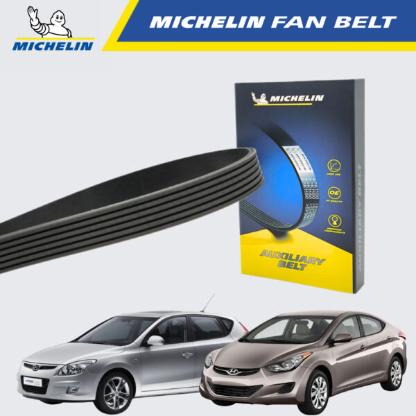 Second image of MICHELIN Hyundai Elantra 1.6, Toyota Camry ACV50, I30 1.6 Fan Belt (6PK1255)