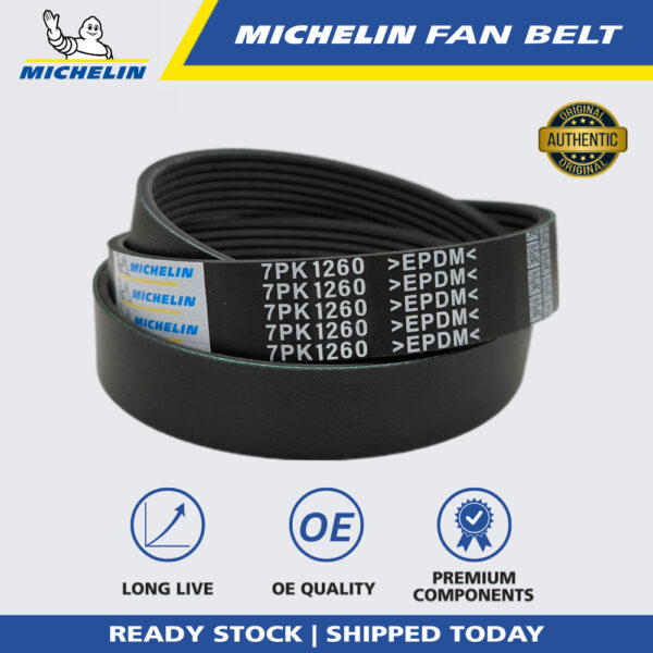 MICHELIN Nissan Navara (Auto) Fan Belt (7PK1260)