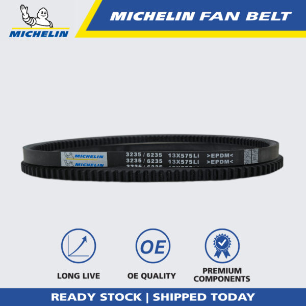 MICHELIN 3235 RPF V Fan Belt for Air Cond, Alternator, Power Steering