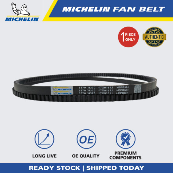 MICHELIN 5370 RPF V Fan Belt for Air Cond, Alternator, Power Steering