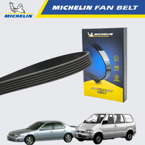 Second image of MICHELIN Nissan Bluebird U13 2.0, Altima 2.0, Serena C23 2.0 Fan Belt (6PK1030)