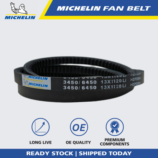 MICHELIN 3450 RPF V Fan Belt for Air Cond, Alternator, Power Steering