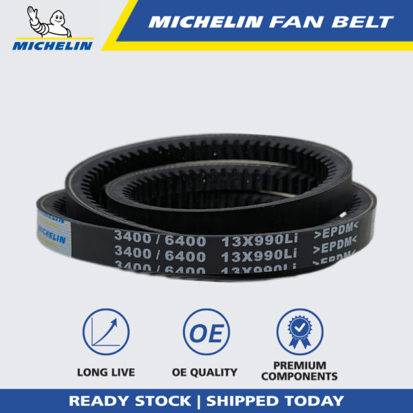 MICHELIN 3400 RPF V Fan Belt for Air Cond, Alternator, Power Steering