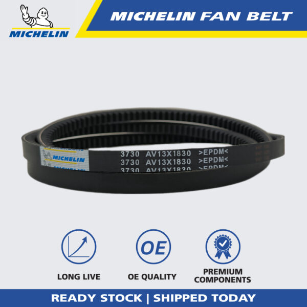 MICHELIN 3730 RPF V Fan Belt for Air Cond, Alternator, Power Steering