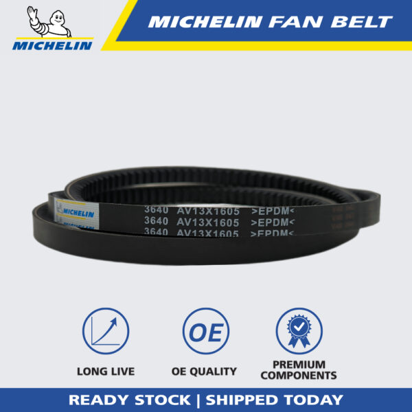 MICHELIN 3640 RPF V Fan Belt for Air Cond, Alternator, Power Steering
