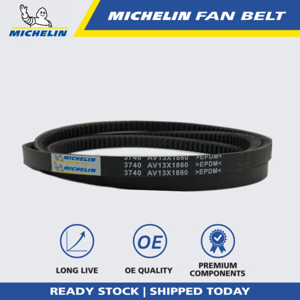 MICHELIN 3740 RPF V Fan Belt for Air Cond, Alternator, Power Steering