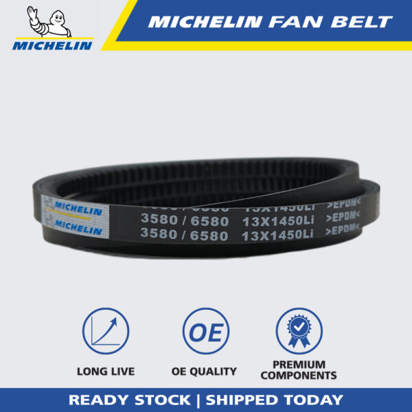 MICHELIN 3580 RPF V Fan Belt for Air Cond, Alternator, Power Steering