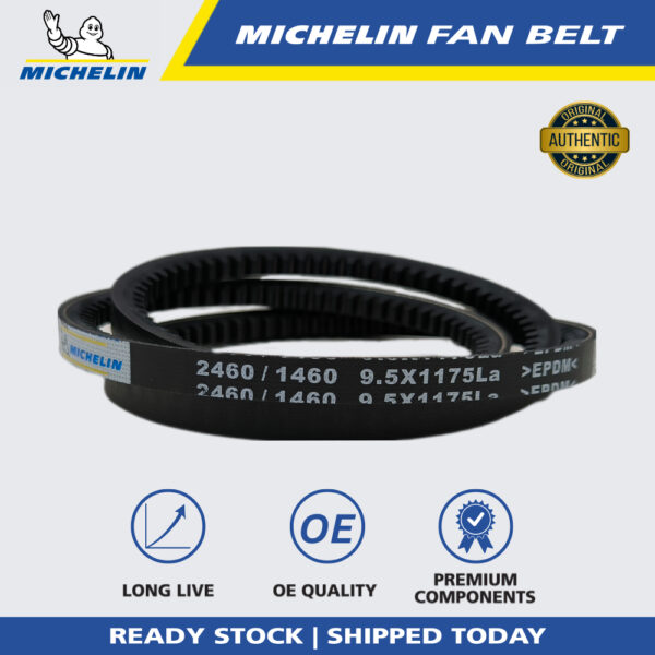 MICHELIN 2460 RPF V Fan Belt for Air Cond, Alternator, Power Steering