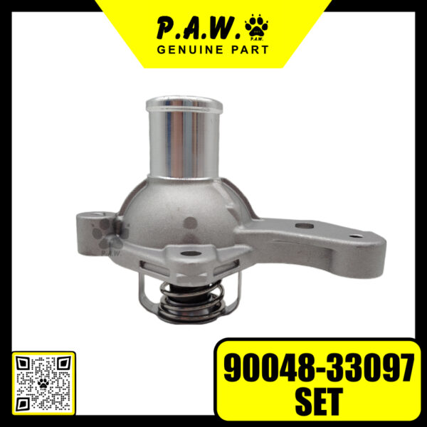 Second image of Perodua Axia 1.0, Bezza 1.0 Thermostat 88'C (With Oring) & Thermostat Housing (Top side)(Aluminium)