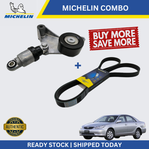 MICHELIN Toyota Camry ACV30 , ACV31 , ACV40 Fan Belt Tensioner COMBO SET (16620-28011 + 7PK1930)
