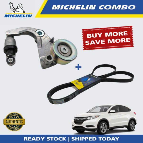 MICHELIN Honda HRV 1.8 2016 Fan Belt Tensioner COMBO SET (31170-R0A-015 + 6PK2115)