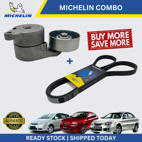MICHELIN Proton GEN2 , Persona 2007 , Exora CPS Fan Belt Tensioner COMBO SET (PW811826 + 6PK1675)