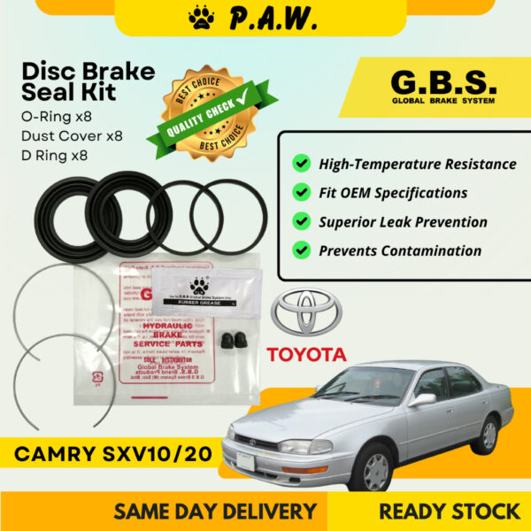 GBS Disc Brake Seal Kit For TOYOTA CAMRY SXV10 SXV20 (Front) (Half Set)