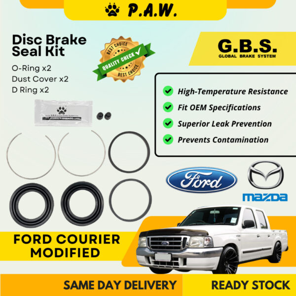 GBS Disc Brake Seal Kit For MAZDA FORD COURIER MODIFIED (Front) (Half Set)
