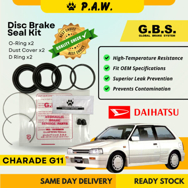 GBS Disc Brake Seal Kit For DAIHATSU G11 (Front) (Half Set)