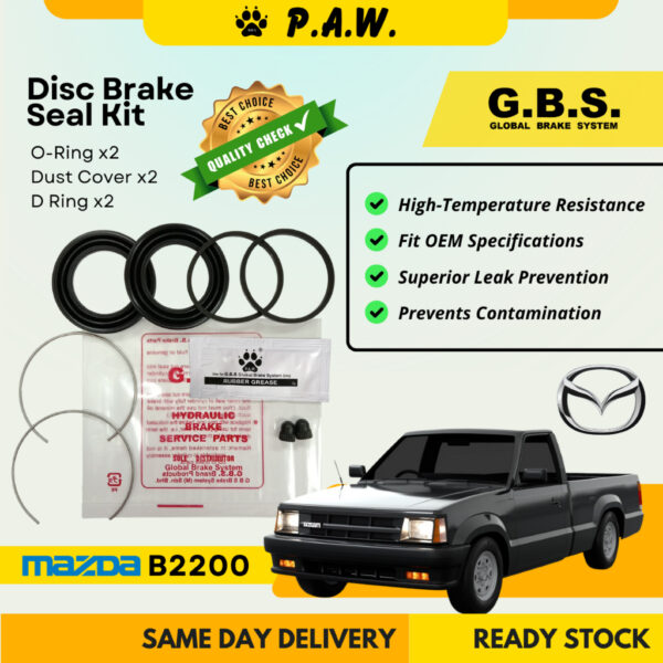 GBS Disc Brake Seal Kit For MAZDA B2200 (Front) (Half Set)