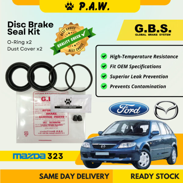 GBS Disc Brake Seal Kit For MAZDA LASER 323 (Front) (Half Set)