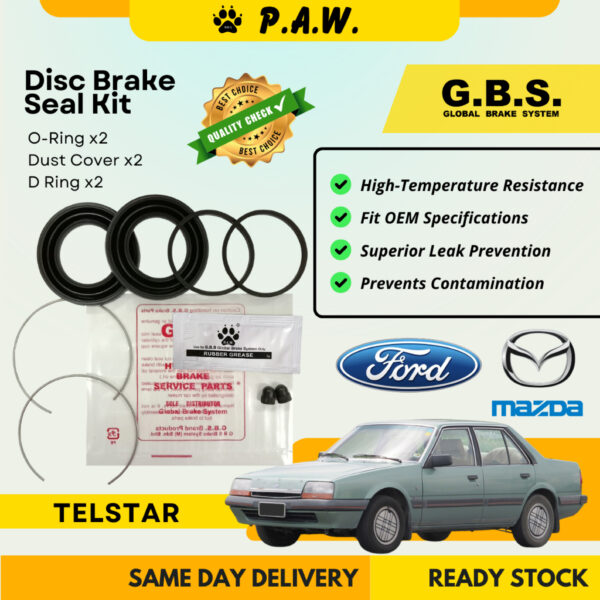 GBS Disc Brake Seal Kit For MAZDA TELSTAR (88) (Front) (Half Set)
