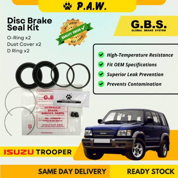 GBS Disc Brake Seal Kit For ISUZU TROOPER (81-85) (Front) (Half Set)