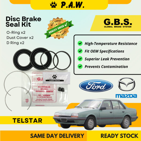GBS Disc Brake Seal Kit For MAZDA TELSTAR (84) (Front) (Half Set)