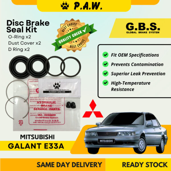 GBS Disc Brake Seal Kit For MITSUBISHI GALANT E33A (Rear) (Half Set)