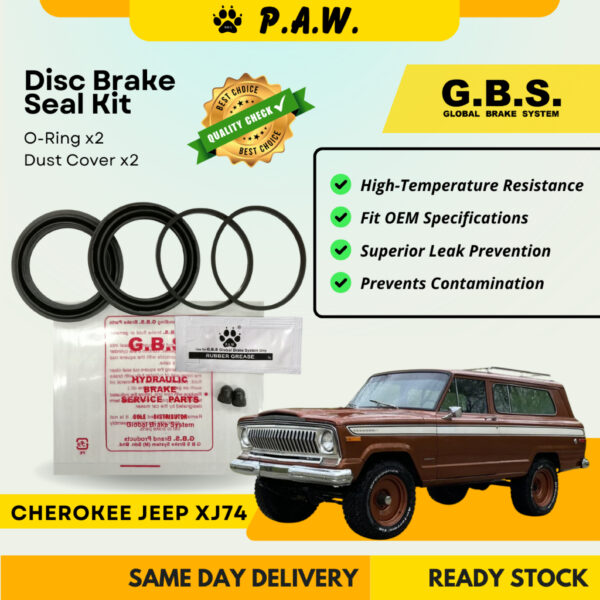 GBS Disc Brake Seal Kit For JEEP CHEROKEE JEEP XJ74 (Front) (Half Set)