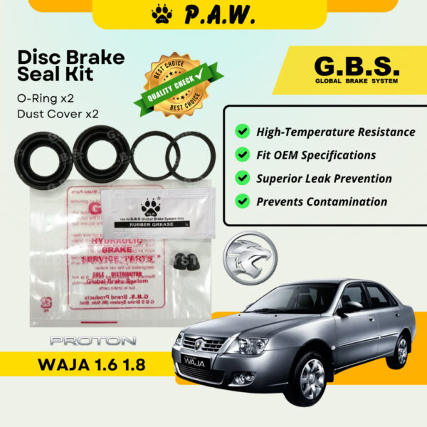 GBS Disc Brake Seal Kit For PROTON WAJA 1.6 1.8 (Rear) (Half Set)
