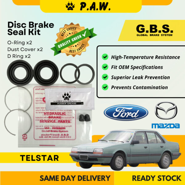 GBS Disc Brake Seal Kit For MAZDA TELSTAR (Rear) (Half Set)