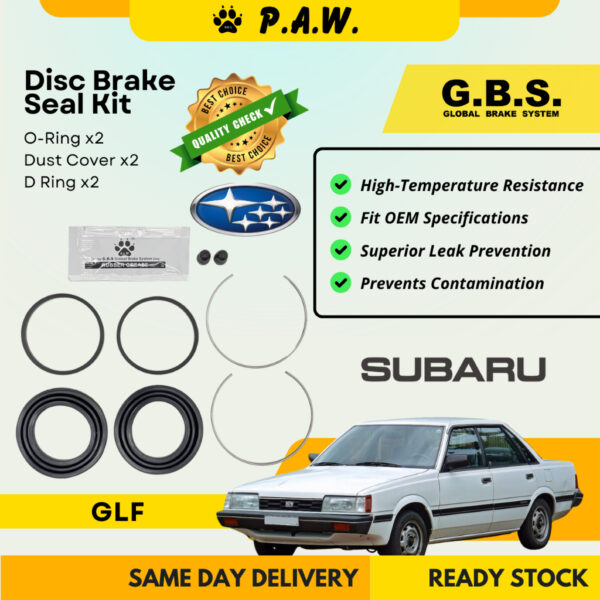 GBS Disc Brake Seal Kit For SUBARU SUBARU GLF (Front) (Half Set)