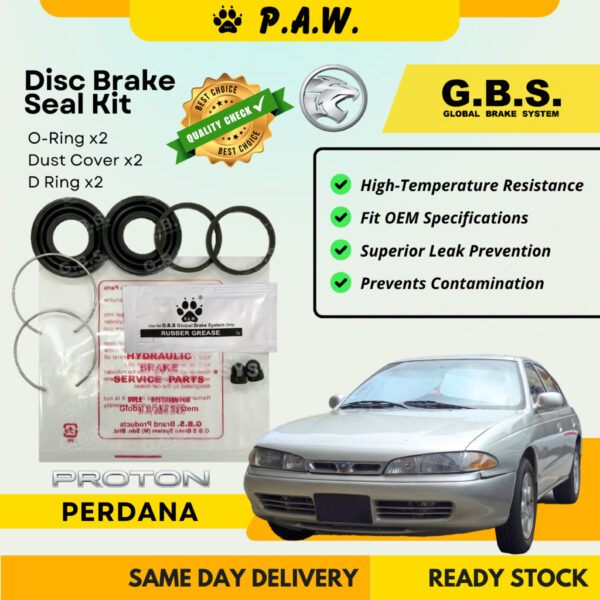GBS Disc Brake Seal Kit For PROTON PERDANA E50A (Rear) (Half Set)
