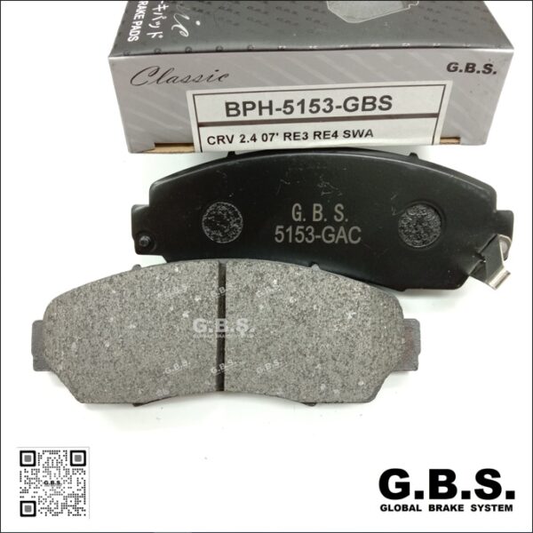 HONDA CRV 2.4 RE3 RE4 ODYSSEY RB1 RB2 STREAM RN6 RN7 RN8 RN9 GBS Rear Brake Pad Brek Belakang