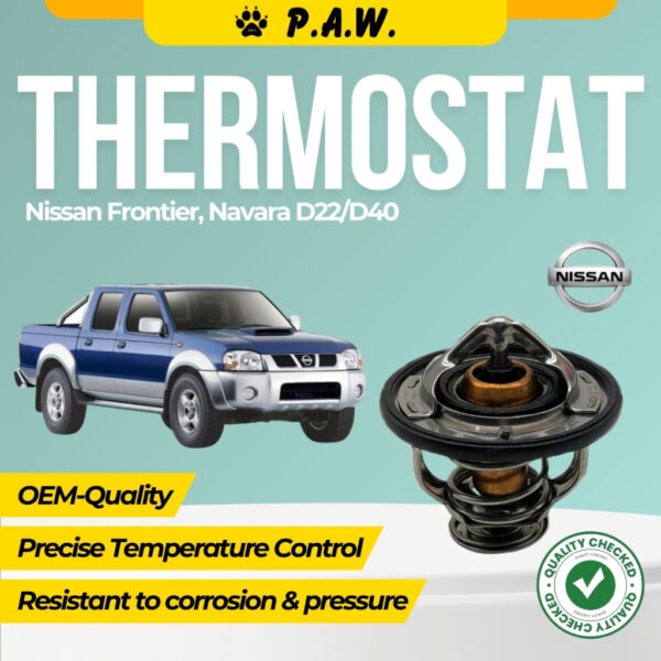 Thermostat for Nissan Frontier, Navara D22/D40 82°C (With Oring)