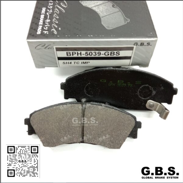 BRAKE PAD (GBS) FRONT : SH4 TWIN CAM (IMPORT)