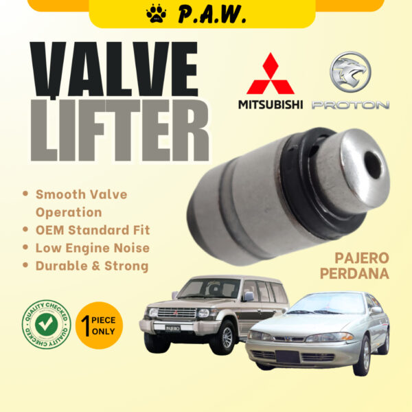 PERDANA 2.0 PAJERO V6 VALVE LIFTER (SHORT-12/CAR)