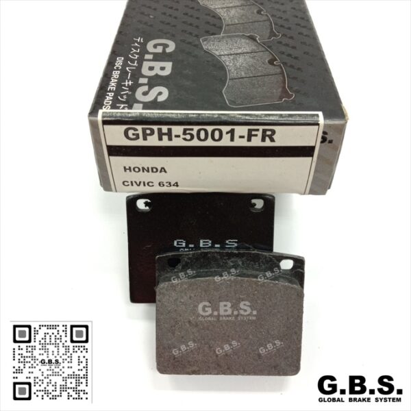Honda Civic 1.5 SC1 1975~1979 Civic 1.2 1976-1980 GBS Classic Front Brake Pad