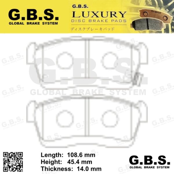 Second image of LUXURY Myvi Old 2005-2010 - Perodua Front Brake Pad - Myvi 1.0 / 1.3 EZI
