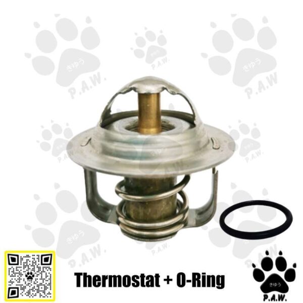 Second image of Thermostat for Suzuki Swift, ERV, APV, Alto 1994 K6A & Daihatsu Grand Max 82°C (With Oring)