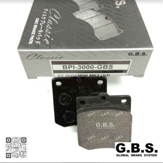 SUPER TOURING OPEL GEMINI MK2 GBS Classic Front Brake Pad Depan Brek