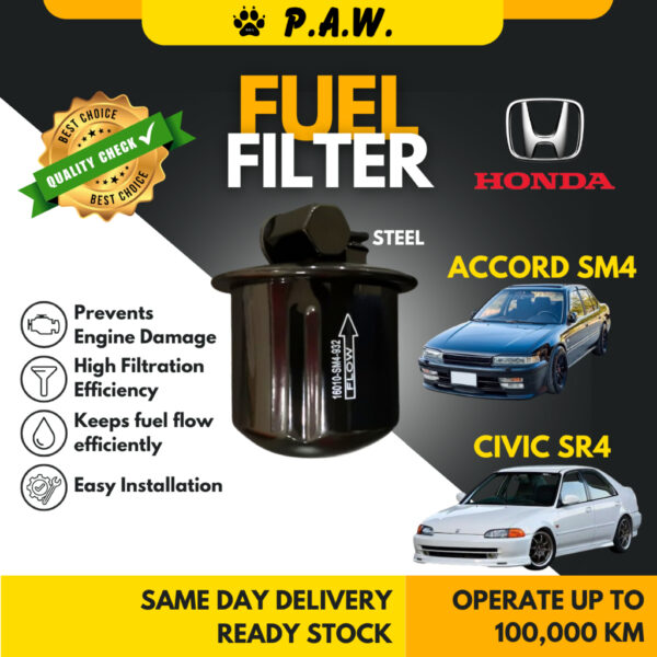 HONDA ACCORD SM4 CIVIC SR4 FUEL FILTER (STEEL)