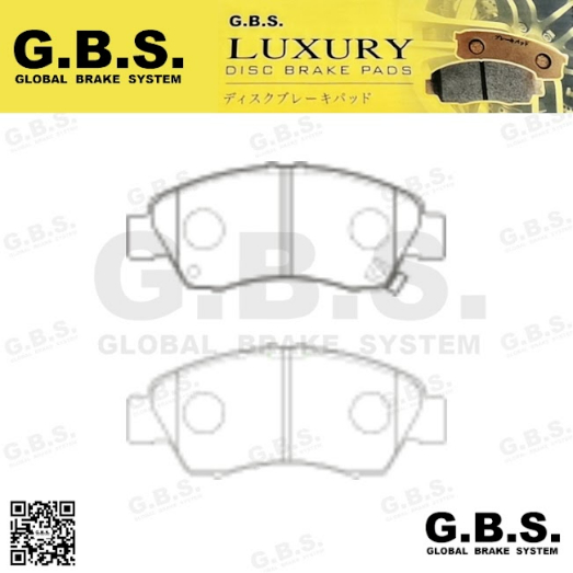 BRAKE PAD (LUXURY) FRONT : HONDA CITY SEL 2003-2008 JAZZ SR4 SO4 , SAA IDSI Vtec , JAZZ GD3 2003-2008 (NO HOLE) Brek Pad
