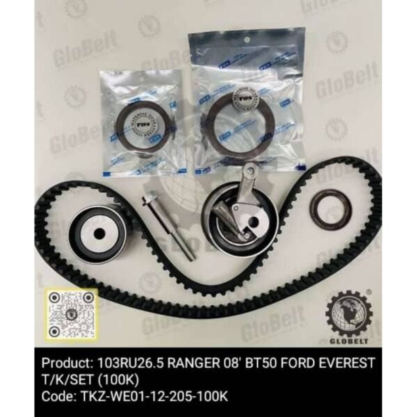Second image of Globelt Timing Belt Kit Set For Ford Ranger 2.5, 3.0 TDCI  (103RU26.5)  [WE Engine] EVEREST 2.5