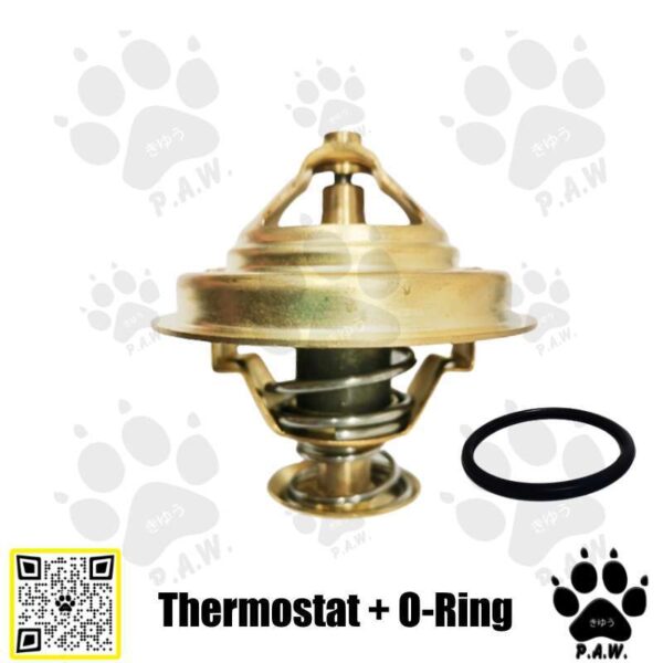 Second image of Thermostat for Daihatsu Delta DV99/DV57 14B/DV116, Hino, Rocky 82°C (With Oring)